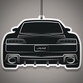 Rear view silhouette air freshener – R8 4S coupe design by M Line Automotive – studio shot
