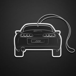 Toyota Supra MK4 A80 rear silhouette car air freshener by M Line Automotive - premium JDM design product photo