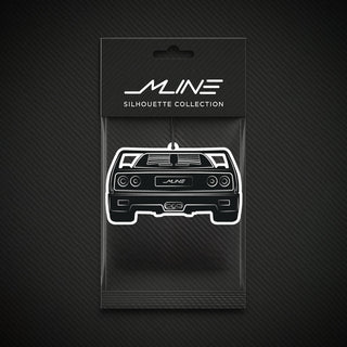 F40 rear silhouette air freshener in retail pouch – Supercar Legends Collection by M Line Automotive