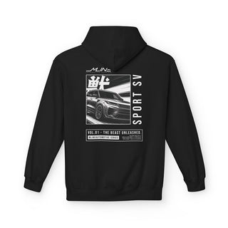 M LINE Vol.01 Beasts Hoodie – Black with manga Range Rover Sport SV back print