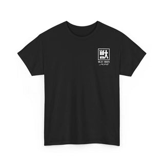 Product front – Black → VOL.01 Beast Unleashed manga automotive fashion t-shirt chest print in white