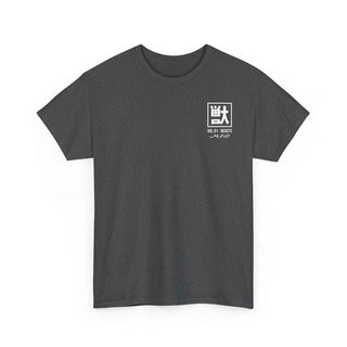 Product front – Heather → VOL.01 Beast Unleashed manga chest print t-shirt in heather grey.