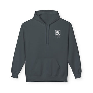 M LINE Vol.01 Beasts Hoodie – Dark Heather with Kanji獣 chest emblem