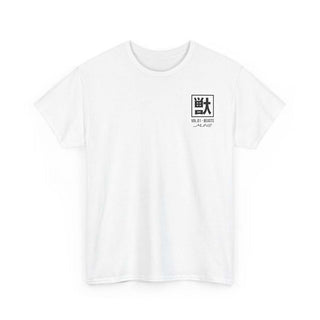Product front – White → VOL.01 Beast Unleashed manga automotive fashion t-shirt chest print in black
